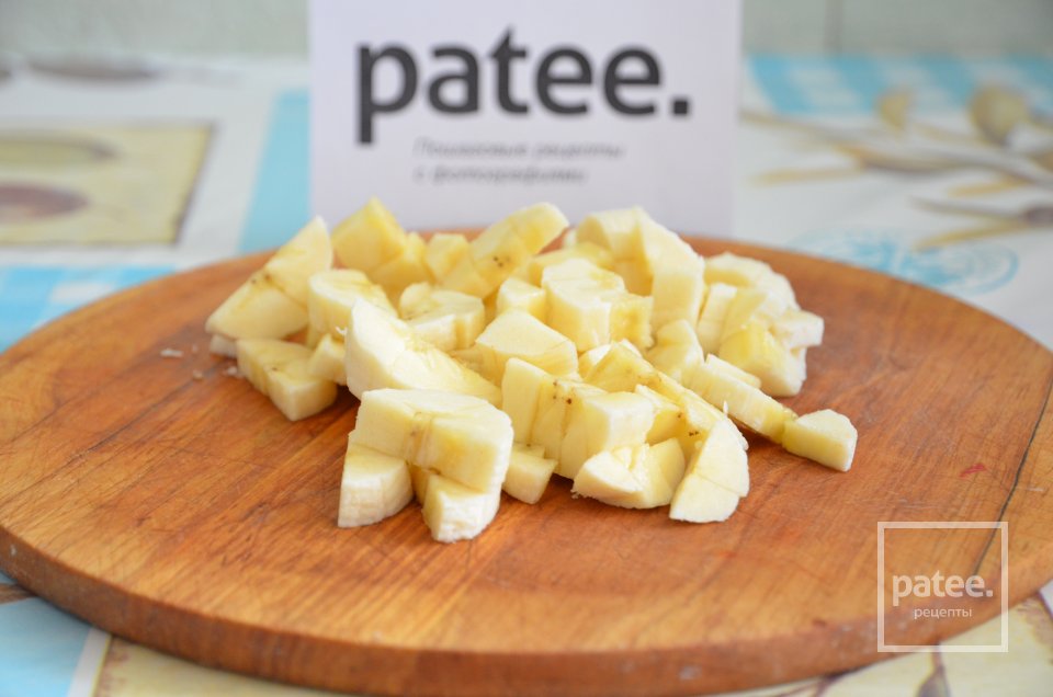 Сырники с бананом, курагой и ванильным сахаром - Шаг 5