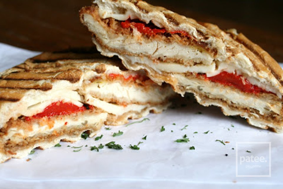 Панини с курицей - Шаг 13