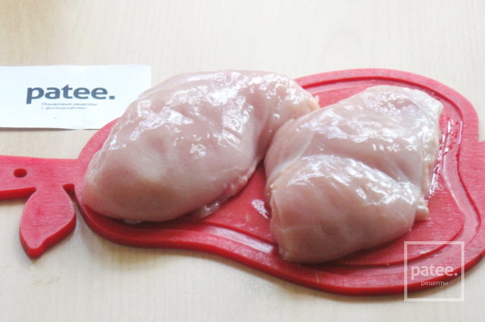 Куриная грудка с рисом и грибами - Шаг 2