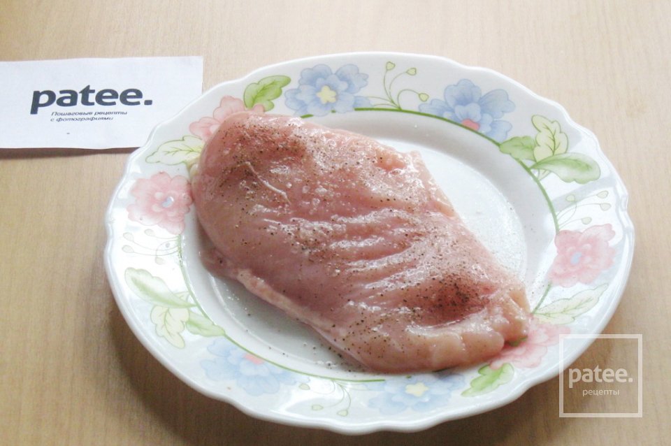 Куриная грудка с рисом и грибами - Шаг 4