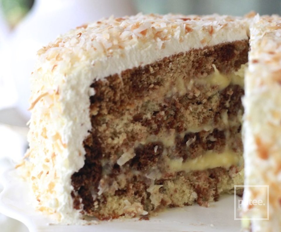 Шоколадно-кокосовый торт - Шаг 32