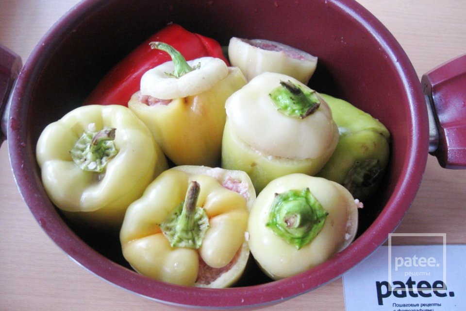 Фаршированный перец в морковном соусе - Шаг 13