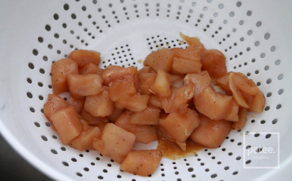 Острые кусочки курицы  с кешью - Шаг 6