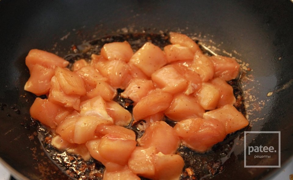 Острые кусочки курицы  с кешью - Шаг 10