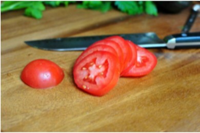 Кремообразный салат  с авокадо и яиц - приготовление