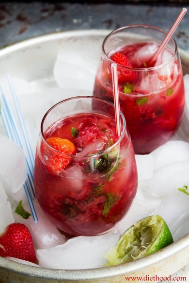 Клубничный мохито с ромом - Шаг 5