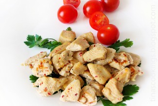 Чесночное куриное филе