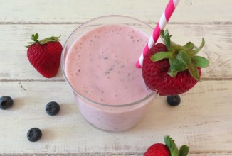 Ягодно-овсяной смузи