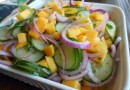 Огуречно-манговый салат