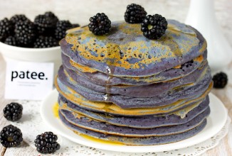 Ежевичные блины