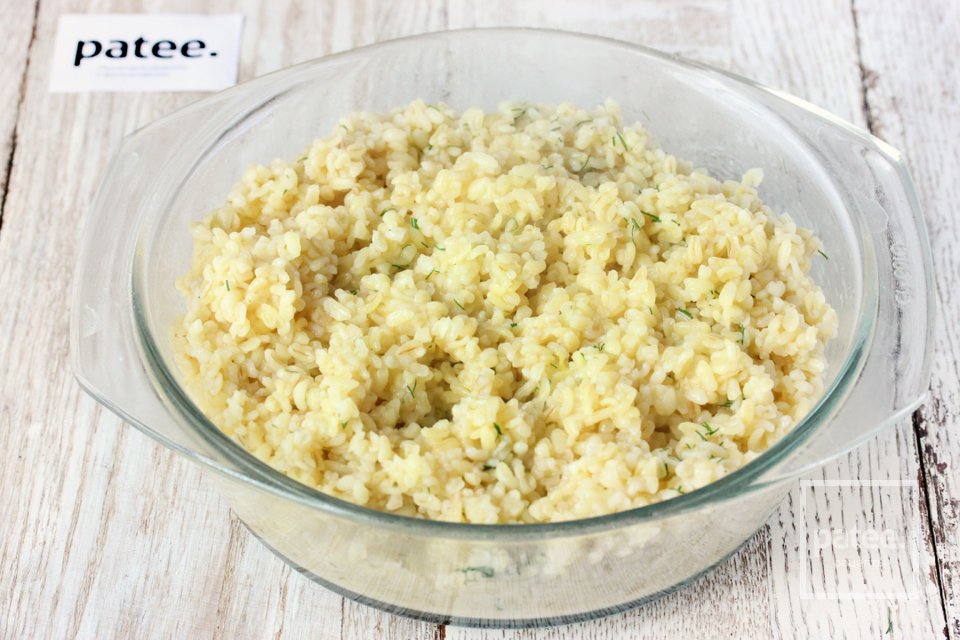 Булгур с лимоном, укропом и чесноком - Шаг 11