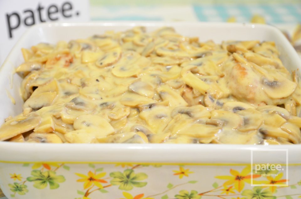 Котлеты из индейки в соусе из шампиньонов - Шаг 26