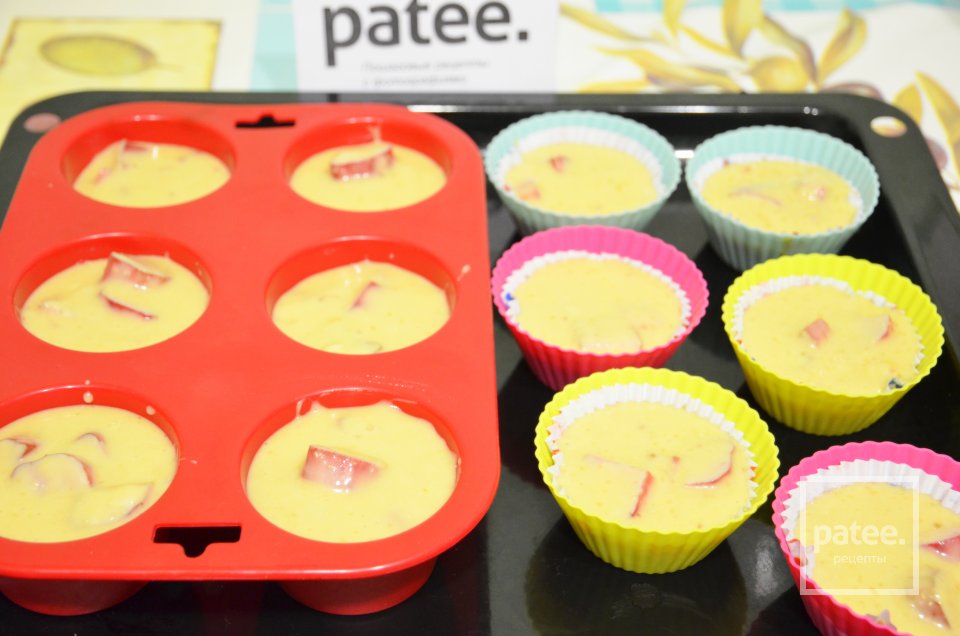 Кексы с ревенем - Шаг 17