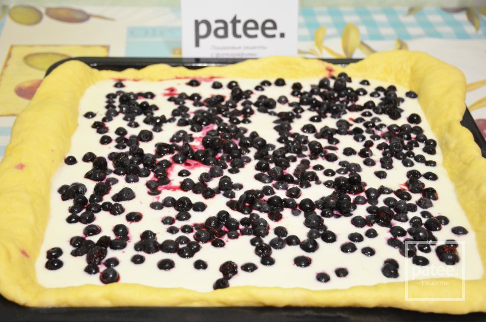 Чернично-сметанный пирог - Шаг 23