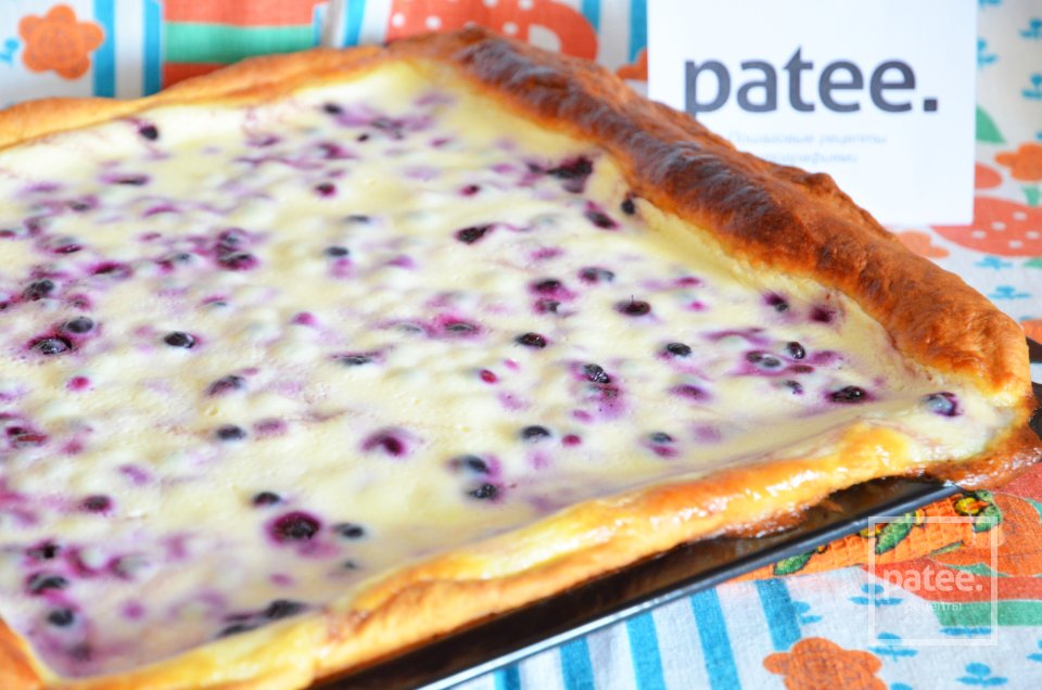 Чернично-сметанный пирог - Шаг 29