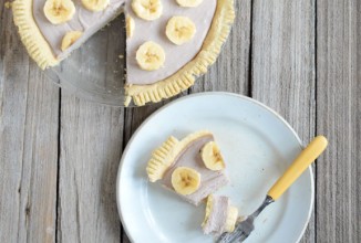 Кремовый банановый пирог