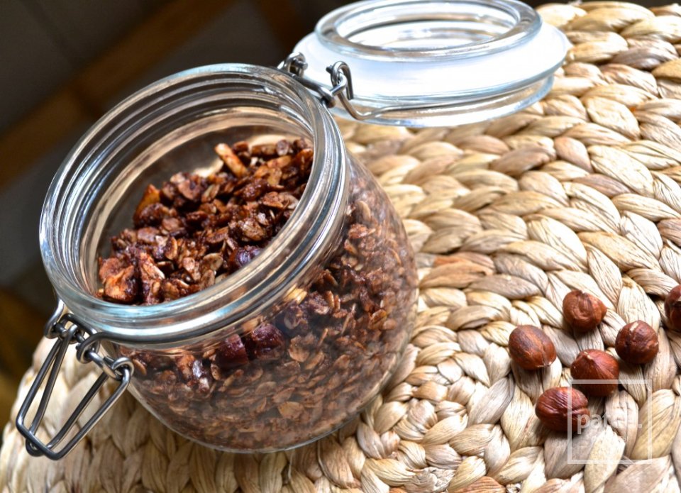 Шоколадно-ореховая гранола - Шаг 7