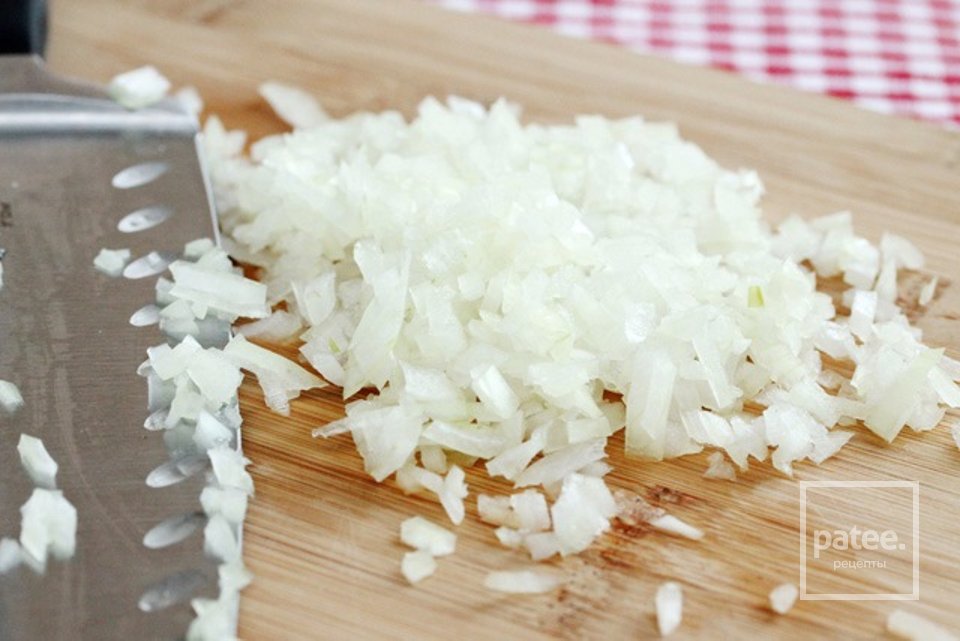 Грибы, фаршированные беконом и овощами - Шаг 2