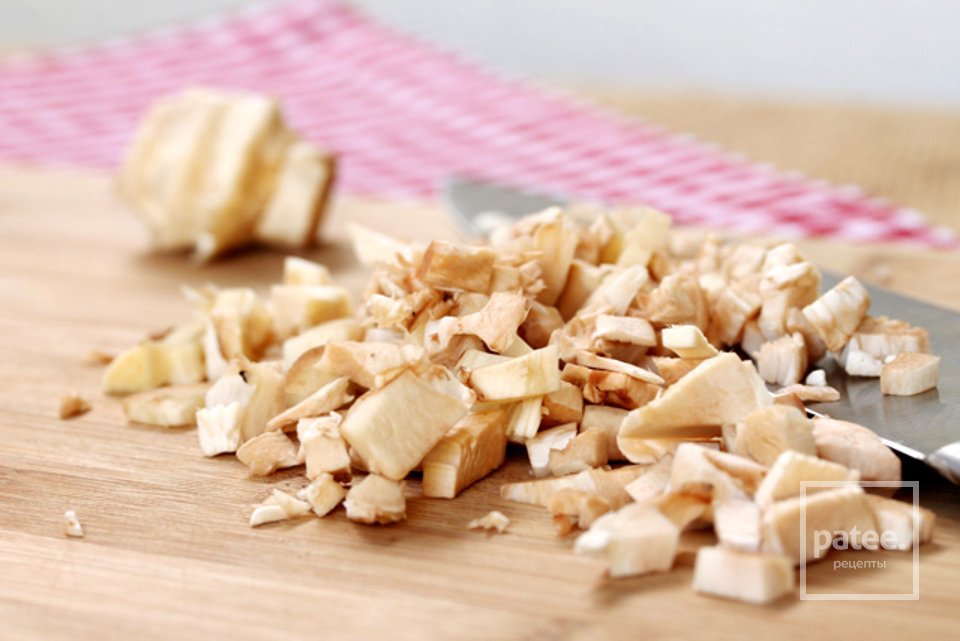 Грибы, фаршированные беконом и овощами - Шаг 13