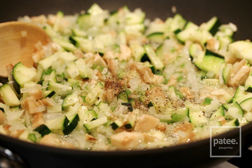 Грибы, фаршированные беконом и овощами - Шаг 17