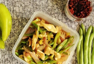 Курица чили в устричном соусе