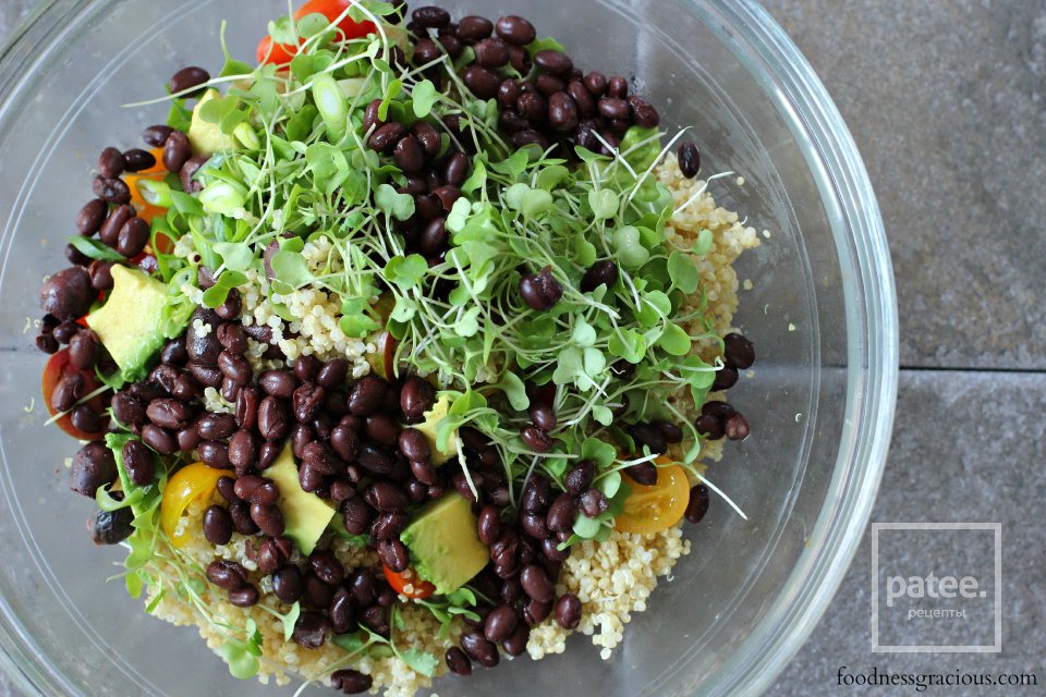 Средиземноморский салат с киноа - Шаг 6