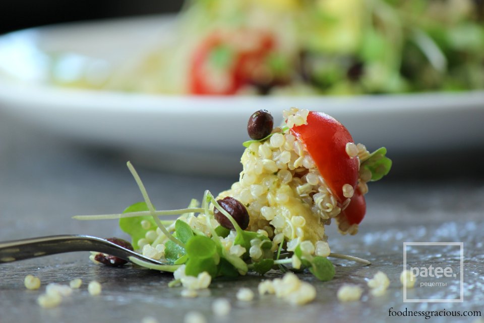 Средиземноморский салат с киноа - Шаг 9