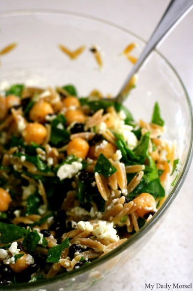 Перец с пастой орзо и шпинатом - Шаг 6