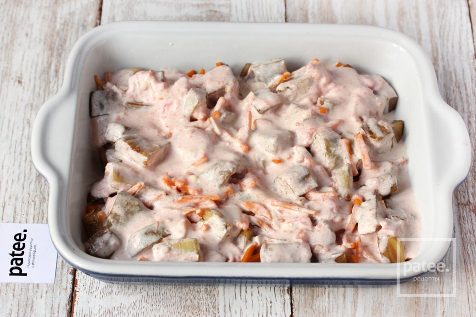 Баклажаны с куриным филе под томатно-сметанным соусом - Шаг 17