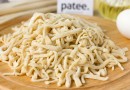 Лапша домашнего приготовления