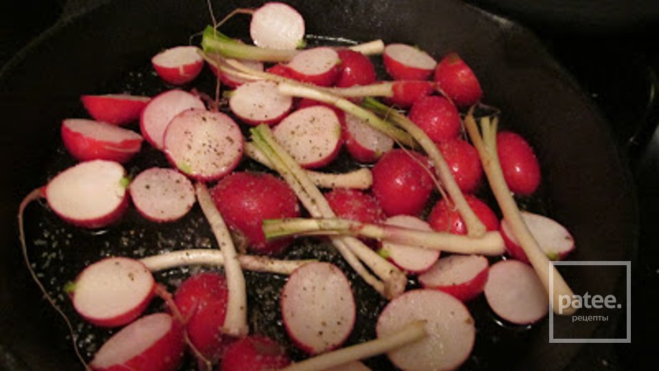 Бальзамическая редиска с черемшой - Шаг 4