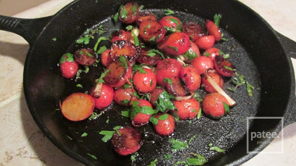 Бальзамическая редиска с черемшой - Шаг 6