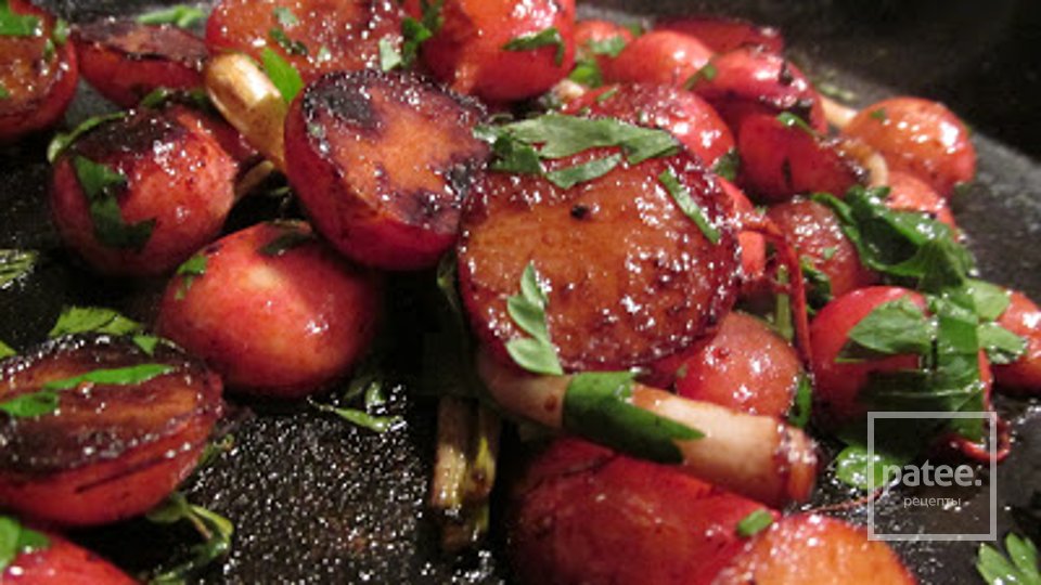 Бальзамическая редиска с черемшой - Шаг 7