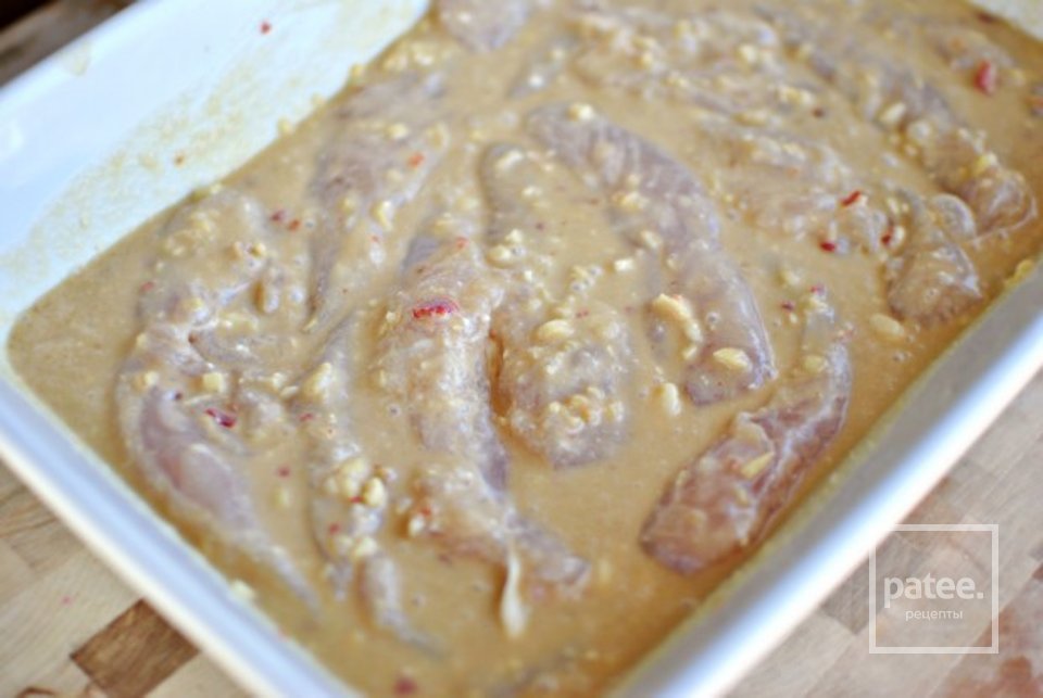 Куриный сатэй с рисом и арахисовым соусом - Шаг 12