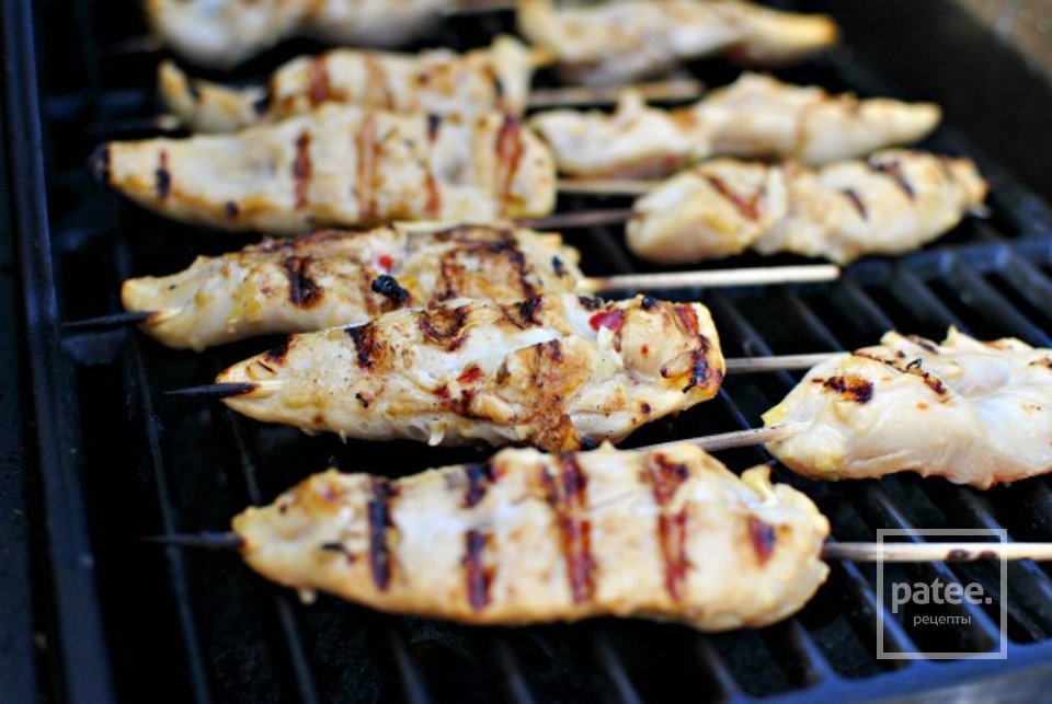 Куриный сатэй с рисом и арахисовым соусом - Шаг 15