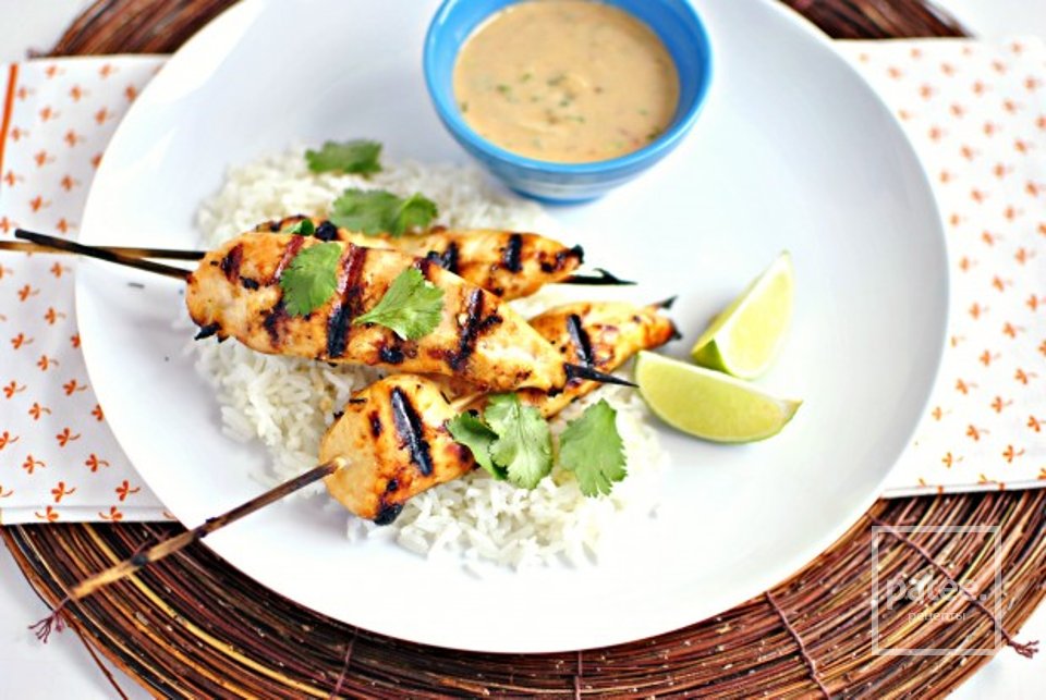 Куриный сатэй с рисом и арахисовым соусом - Шаг 24