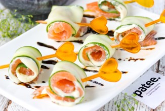 Огуречные роллы с сёмгой