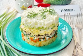 Салат со шпротами