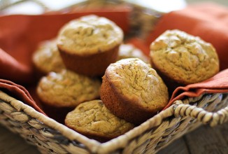 Банановые кексы с орехами