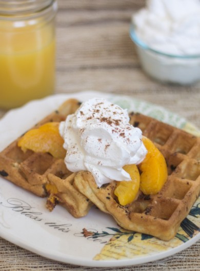 Персиковые вафли с корицей - Шаг 9