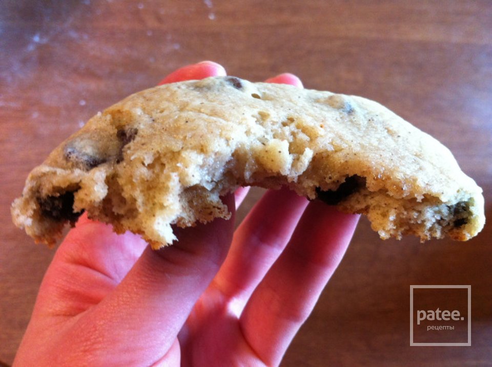 Банановое печенье с шоколадом - Шаг 9