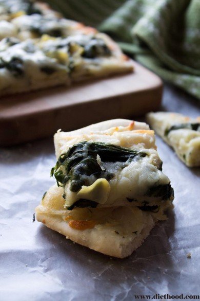 Пицца со шпинатом и артишоками - Шаг 13