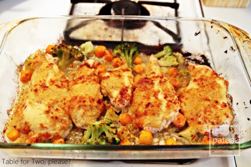 Курица с хумусом и овощами - Шаг 14