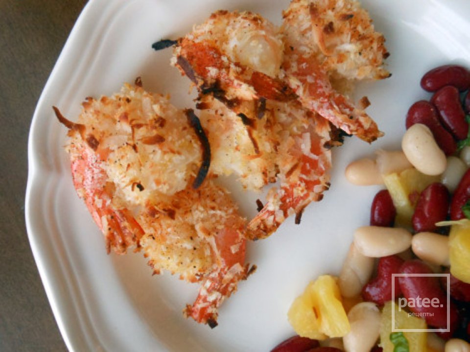 Кокосовые креветки - Шаг 9