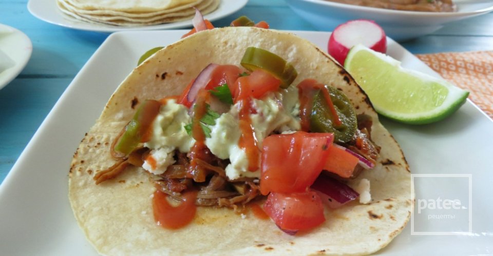 Тако с тушеной говядиной - Шаг 10