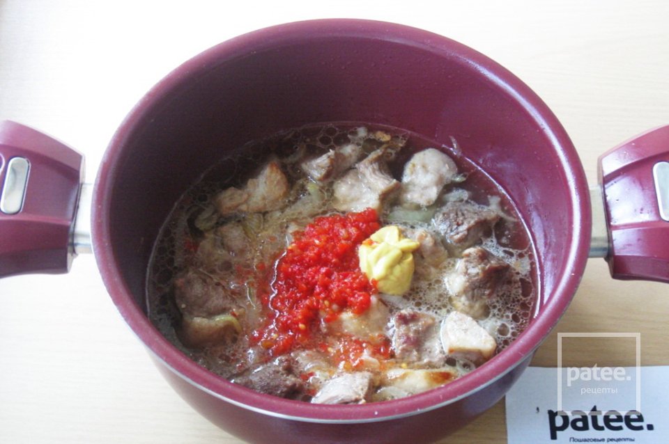 Свинина с баклажанами в пиве - Шаг 7