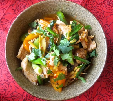 Рецепт Имбирная курица по-тайски