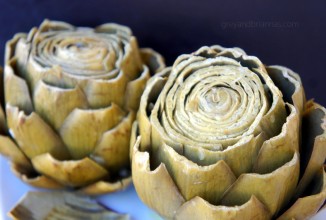 Вареные артишоки