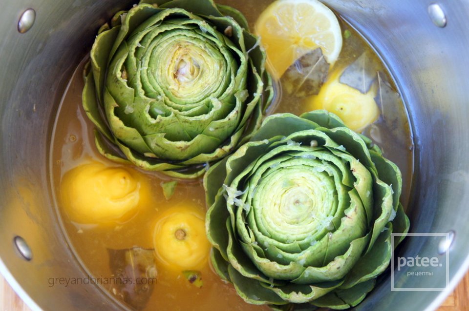 Вареные артишоки - Шаг 8