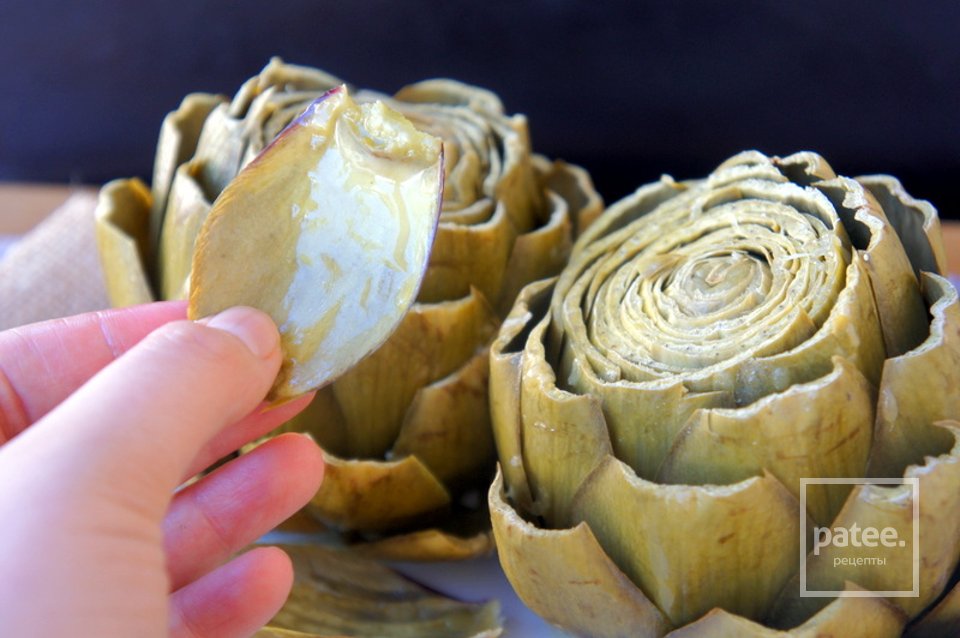 Вареные артишоки - Шаг 10